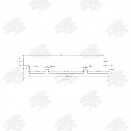 English Larch - Douglas Fir Internal Half Lap Cladding